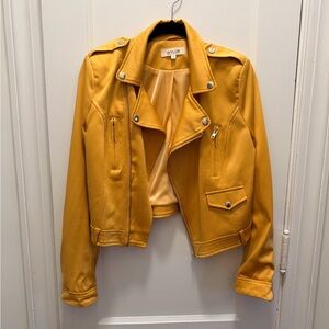 WYLDR Yellow Bomber Jacket